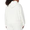 imageAmazon Essentials Womens Crop Pullover Hoodie Sweatshirt with Kangaroo Pocket Available in Plus SizeEggshell White