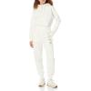 imageAmazon Essentials Womens Crop Pullover Hoodie Sweatshirt with Kangaroo Pocket Available in Plus SizeEggshell White