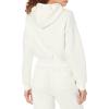 imageAmazon Essentials Womens Crop Pullover Hoodie Sweatshirt with Kangaroo Pocket Available in Plus SizeEggshell White