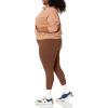 imageAmazon Essentials Womens Crop Pullover Hoodie Sweatshirt with Kangaroo Pocket Available in Plus SizeLight Brown