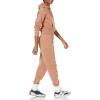 imageAmazon Essentials Womens Crop Pullover Hoodie Sweatshirt with Kangaroo Pocket Available in Plus SizeLight Brown