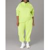 imageAmazon Essentials Womens Crop Pullover Hoodie Sweatshirt with Kangaroo Pocket Available in Plus SizeLime Green