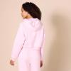 imageAmazon Essentials Womens Crop Pullover Hoodie Sweatshirt with Kangaroo Pocket Available in Plus SizePastel Pink