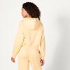 imageAmazon Essentials Womens Crop Pullover Hoodie Sweatshirt with Kangaroo Pocket Available in Plus SizeWarm Yellow