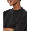 imageAmazon Essentials Womens Cropped Drop Shoulder Long Sleeve Sweatshirt Available in Plus SizeBlack