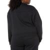 imageAmazon Essentials Womens Cropped Drop Shoulder Long Sleeve Sweatshirt Available in Plus SizeBlack