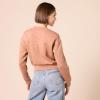 imageAmazon Essentials Womens Cropped Drop Shoulder Long Sleeve Sweatshirt Available in Plus SizeLight Brown