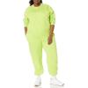 imageAmazon Essentials Womens Cropped Drop Shoulder Long Sleeve Sweatshirt Available in Plus SizeLime Green