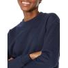 imageAmazon Essentials Womens Cropped Drop Shoulder Long Sleeve Sweatshirt Available in Plus SizeNavy