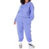 imageAmazon Essentials Womens Cropped Drop Shoulder Long Sleeve Sweatshirt Available in Plus SizePurple Blue