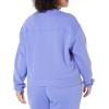 imageAmazon Essentials Womens Cropped Drop Shoulder Long Sleeve Sweatshirt Available in Plus SizePurple Blue