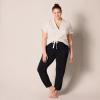 imageAmazon Essentials Womens Drawstring Pajama Jogger Lounge Pants Lightweight Terry Plus SizeBlack