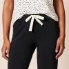 imageAmazon Essentials Womens Drawstring Pajama Jogger Lounge Pants Lightweight Terry Plus SizeBlack