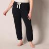 imageAmazon Essentials Womens Drawstring Pajama Jogger Lounge Pants Lightweight Terry Plus SizeBlack
