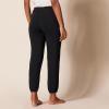 imageAmazon Essentials Womens Drawstring Pajama Jogger Lounge Pants Lightweight Terry Plus SizeBlack