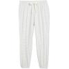 imageAmazon Essentials Womens Drawstring Pajama Jogger Lounge Pants Lightweight Terry Plus SizeGrey Heather Stripe