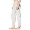 imageAmazon Essentials Womens Drawstring Pajama Jogger Lounge Pants Lightweight Terry Plus SizePale Grey