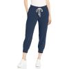 imageAmazon Essentials Womens Fleece Capri Jogger Sweatpants with Drawstring Pull OnNavy Heather