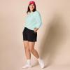 imageAmazon Essentials Womens Fleece Crewneck Long Sleeve Pullover Sweatshirt Available in Plus SizeAqua Blue