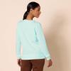 imageAmazon Essentials Womens Fleece Crewneck Long Sleeve Pullover Sweatshirt Available in Plus SizeAqua Blue