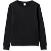imageAmazon Essentials Womens Fleece Crewneck Long Sleeve Pullover Sweatshirt Available in Plus SizeBlack