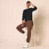 imageAmazon Essentials Womens Fleece Crewneck Long Sleeve Pullover Sweatshirt Available in Plus SizeBlack Heather
