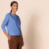 imageAmazon Essentials Womens Fleece Crewneck Long Sleeve Pullover Sweatshirt Available in Plus SizeBlue