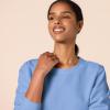 imageAmazon Essentials Womens Fleece Crewneck Long Sleeve Pullover Sweatshirt Available in Plus SizeBlue