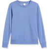 imageAmazon Essentials Womens Fleece Crewneck Long Sleeve Pullover Sweatshirt Available in Plus SizeBlue