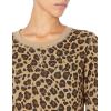 imageAmazon Essentials Womens Fleece Crewneck Long Sleeve Pullover Sweatshirt Available in Plus SizeCamel Leopard Print
