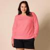 imageAmazon Essentials Womens Fleece Crewneck Long Sleeve Pullover Sweatshirt Available in Plus SizeCoral Pink