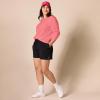 imageAmazon Essentials Womens Fleece Crewneck Long Sleeve Pullover Sweatshirt Available in Plus SizeCoral Pink