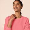 imageAmazon Essentials Womens Fleece Crewneck Long Sleeve Pullover Sweatshirt Available in Plus SizeCoral Pink
