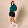 imageAmazon Essentials Womens Fleece Crewneck Long Sleeve Pullover Sweatshirt Available in Plus SizeDark Green
