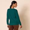 imageAmazon Essentials Womens Fleece Crewneck Long Sleeve Pullover Sweatshirt Available in Plus SizeDark Green