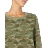 imageAmazon Essentials Womens Fleece Crewneck Long Sleeve Pullover Sweatshirt Available in Plus SizeGreen Camo
