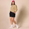 imageAmazon Essentials Womens Fleece Crewneck Long Sleeve Pullover Sweatshirt Available in Plus SizeLight Camel