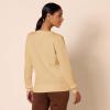 imageAmazon Essentials Womens Fleece Crewneck Long Sleeve Pullover Sweatshirt Available in Plus SizeLight Camel