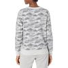 imageAmazon Essentials Womens Fleece Crewneck Long Sleeve Pullover Sweatshirt Available in Plus SizeLight Grey Camo