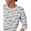 imageAmazon Essentials Womens Fleece Crewneck Long Sleeve Pullover Sweatshirt Available in Plus SizeLight Grey Camo