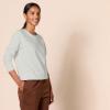 imageAmazon Essentials Womens Fleece Crewneck Long Sleeve Pullover Sweatshirt Available in Plus SizeLight Grey Heather