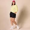 imageAmazon Essentials Womens Fleece Crewneck Long Sleeve Pullover Sweatshirt Available in Plus SizeLight Yellow
