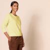 imageAmazon Essentials Womens Fleece Crewneck Long Sleeve Pullover Sweatshirt Available in Plus SizeLight Yellow