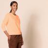 imageAmazon Essentials Womens Fleece Crewneck Long Sleeve Pullover Sweatshirt Available in Plus SizeMelon Orange