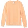 imageAmazon Essentials Womens Fleece Crewneck Long Sleeve Pullover Sweatshirt Available in Plus SizeMelon Orange
