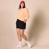 imageAmazon Essentials Womens Fleece Crewneck Long Sleeve Pullover Sweatshirt Available in Plus SizeMelon Orange