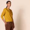imageAmazon Essentials Womens Fleece Crewneck Long Sleeve Pullover Sweatshirt Available in Plus SizeMustard Yellow