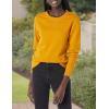 imageAmazon Essentials Womens Fleece Crewneck Long Sleeve Pullover Sweatshirt Available in Plus SizeMustard Yellow
