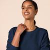 imageAmazon Essentials Womens Fleece Crewneck Long Sleeve Pullover Sweatshirt Available in Plus SizeNavy