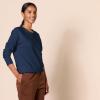 imageAmazon Essentials Womens Fleece Crewneck Long Sleeve Pullover Sweatshirt Available in Plus SizeNavy